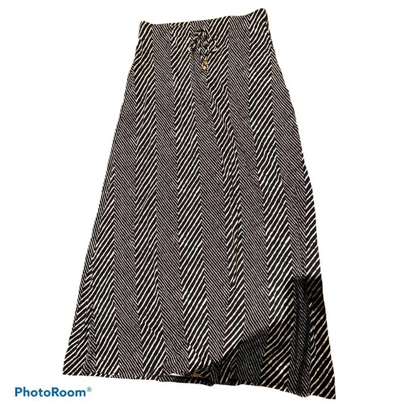 Michael Kors Geo print Maxi  Skirt Sz S - Picture 1 of 12